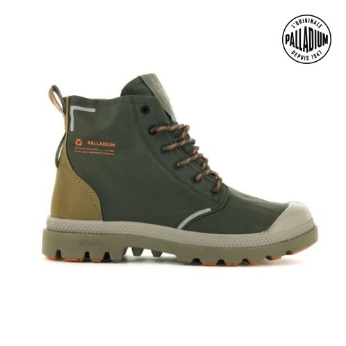 Bottes Palladium Pampa Lite+ Recycle WP+ Femme Vert Olive | FR JIH157F